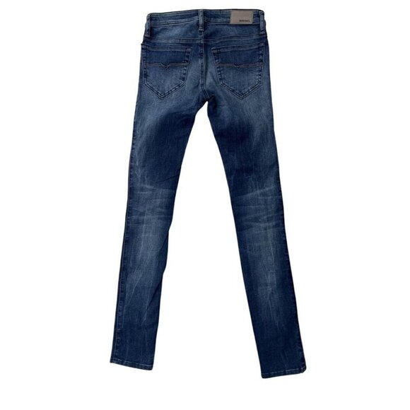 Diesel Womens Skinzee Low Super Slim Skinny Low Waist jeans Size W26 L32 $198 - Picture 4 of 13